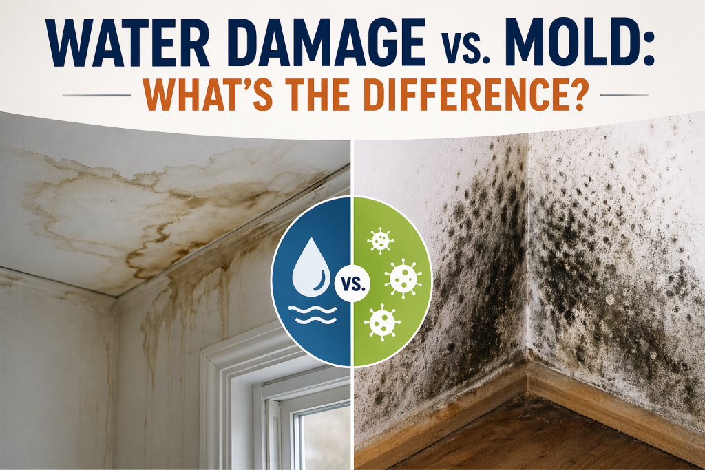 Water Damage vs. Mold
