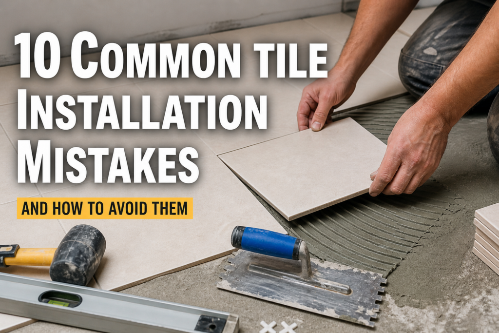 Common Tile Installation Mistakes