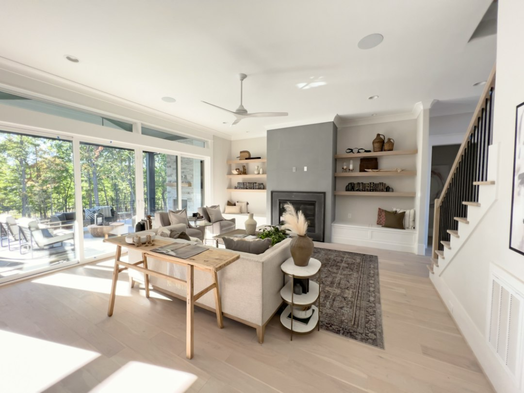 Ceiling fan installation Henderson NV modern living room