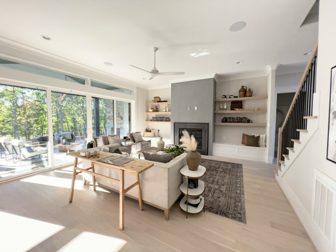 Ceiling fan installation Henderson NV modern living room