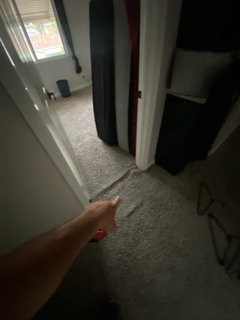 Water damage repair inspection progress in Las Vegas