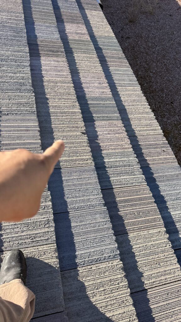 Residential concrete tile roof repair in Pahrump Nevada - project photo 1