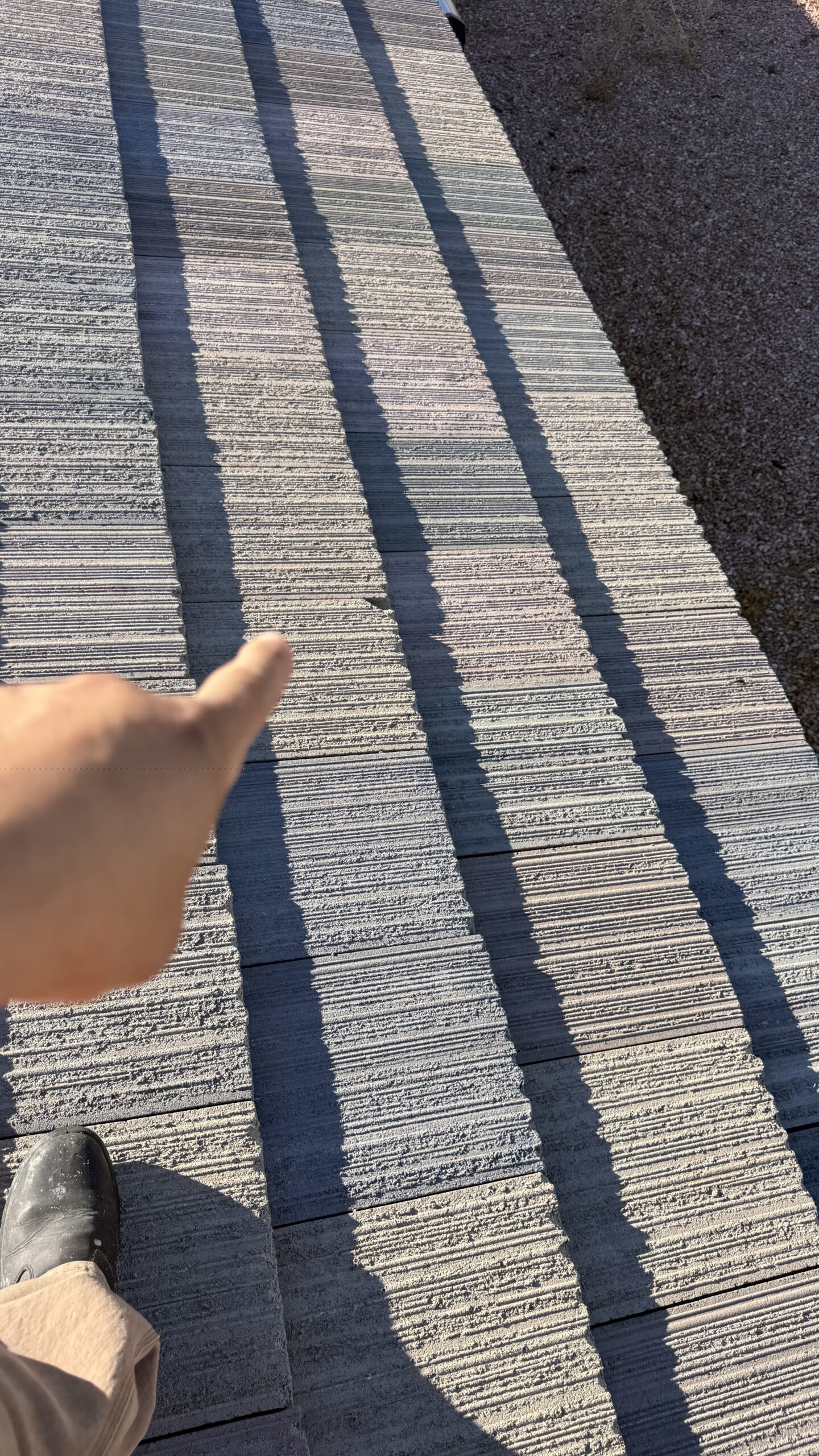 Residential concrete tile roof repair in Pahrump Nevada - project photo 1
